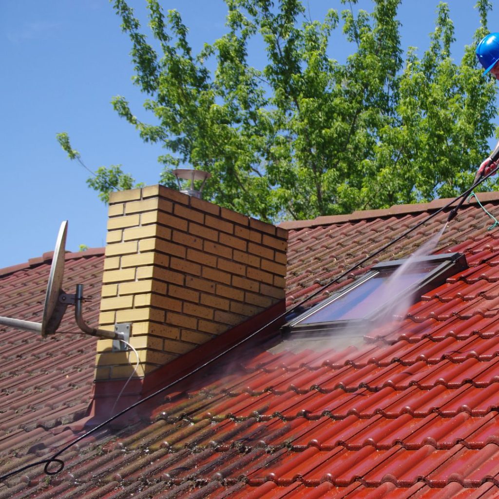 roof washing services