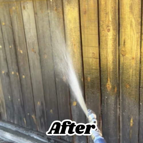 POWER WASHING FENCES